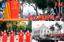Hà Nội: Người dân hào hứng tham quan, vui chơi dịp Quốc khánh 2/9