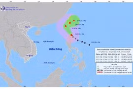 Xuất hiện bão Usagi gần Biển Đông