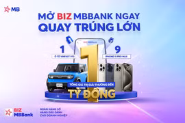 Cơ hội vàng cho doanh nghiệp SME: Mở tài khoản BIZ MBBank, rinh xe hơi Vinfast VF3 và iPhone 15 Pro Max