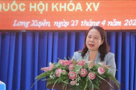 Quyền Chủ tịch nước Võ Thị Ánh Xuân tiếp xúc cử tri tỉnh An Giang
