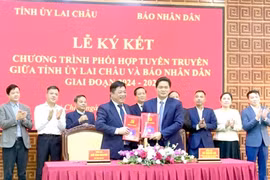 Báo Nhân Dân và Tỉnh ủy Lai Châu ký kết chương trình phối hợp tuyên truyền