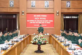Đại tướng Phan Văn Giang làm việc với Tổng cục Kỹ thuật