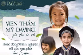 Viện Thẩm Mỹ Davinci ghi dấu ấn với hoạt động thiện nguyện tới các em nhỏ tại Sapa