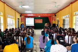 BHXH Yên Sơn (Tuyên Quang) phối hợp với Hội Phụ nữ tuyên truyền chính sách bảo hiểm