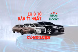 10 ô tô bán ít nhất tháng 11/2024: Loạt mẫu xe lao dốc không phanh