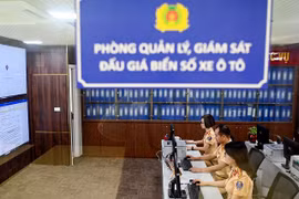 Chính phủ quy định 6 bước đấu giá biển số xe