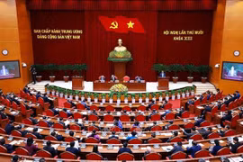 Ngày làm việc thứ hai của Hội nghị Trung ương 10 khóa XIII