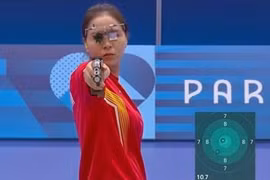 Trịnh Thu Vinh xếp thứ 7 ở chung kết 25m súng ngắn Olympic 2024