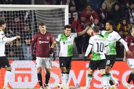 Liverpool thắng đậm Sparta Prague ở vòng 1/8 Europa League 2023/24