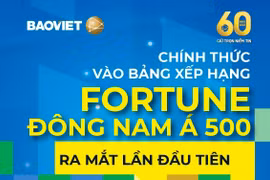 Bảo Việt vươn tầm khu vực, lần đầu tiên được xếp hạng trong Fortune Đông Nam Á 500 (Tạp chí Fortune, Hoa Kỳ)