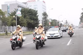 Hà Nội: Phân luồng giao thông phục vụ đón đoàn khách quốc tế