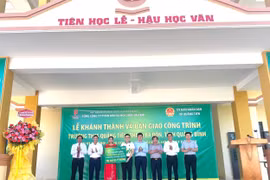 PVFCCo: Khánh thành, bàn giao Nhà lớp học và chức năng Trường THCS Quảng Tiên