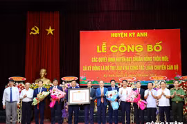 Huyện Kỳ Anh (Hà Tĩnh) được công nhận đạt chuẩn nông thôn mới