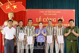 Thái Bình có 19 phạm nhân đủ điều kiện được hưởng đặc xá