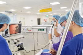 Cụ bà 90 tuổi cấp cứu vì bị hóc hạt hồng xiêm