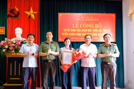 Vợ của đồng chí Trần Trung Hiếu được tuyển dụng vào ngành Công an Nhân dân