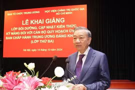 Tổng Bí thư, Chủ tịch nước dự khai giảng Lớp bồi dưỡng cán bộ quy hoạch Ủy viên Trung ương Đảng khóa XIV