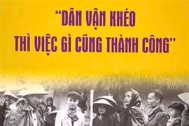 Dân vận và công tác dân vận là nhiệm vụ có ý nghĩa chiến lược