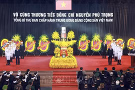 Lễ truy điệu Tổng Bí thư Nguyễn Phú Trọng