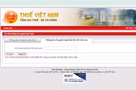 Tổng cục Thuế cảnh báo về website giả mạo