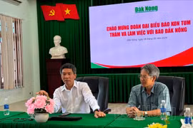 Nâng cao hoạt động báo chí giữa Báo Kon Tum và Báo Đắk Nông