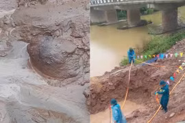 Hà Tĩnh: Phát hiện quả bom nặng nửa tấn nằm sát khu dân cư