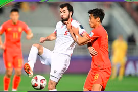 Bị VAR từ chối, Trung Quốc chia điểm Tajikistan ở trận ra quân Asian Cup 2023