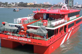 Tàu cao tốc Vũng Tàu-Côn Đảo vận hành trở lại sau hơn 7 tháng tạm dừng