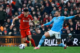 Liverpool chia điểm đầy kịch tính trước Man City