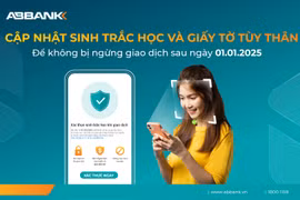 ABBANK thông báo áp dụng sinh trắc học cho toàn bộ giao dịch trực tuyến và giao dịch thẻ