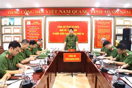 Cục Cảnh sát PCCC và CNCH kiểm tra công tác ứng phó bão số 3 tại Công an tỉnh Quảng Ninh
