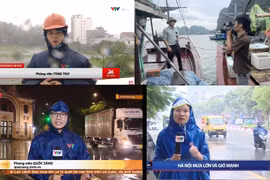 Phóng viên tác nghiệp trong bão Yagi: Phụng sự bạn đọc mọi lúc, mọi nơi