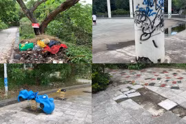Hà Đông (Hà Nội): Công viên Văn Phú nhếch nhác, xuống cấp gây mất mỹ quan
