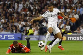 Mbappe kém duyên, Real Madrid thua đậm AC Milan tại Champions League