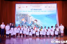 Vinh danh các tài năng nhí tham gia cuộc thi vẽ 'Ngôi nhà mơ ước' năm 2024