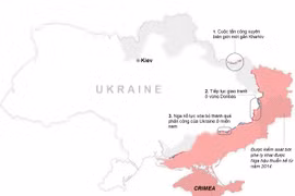 Lập bản đồ 3 trận đánh then chốt mới trong cuộc chiến Nga - Ukraine