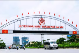 Huyện Hoài Đức (Hà Nội) đã đạt 27/31 tiêu chí thành lập quận
