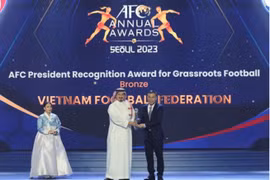 Liên đoàn Bóng đá Việt Nam được AFC vinh danh ở giải thưởng đặc biệt