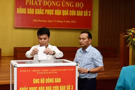 Hải Dương phát động ủng hộ đồng bào khắc phục hậu quả bão số 3