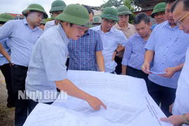 Kiểm tra công tác chuẩn bị đầu tư xây dựng tuyến đường bộ cao tốc Ninh Bình - Hải Phòng