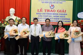 Khen thưởng 16 tác phẩm xuất sắc tại lễ trao giải Báo chí tỉnh Bình Thuận lần thứ 12