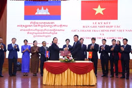 Ký kết Bản ghi nhớ hợp tác giữa Thanh tra Chính phủ Việt Nam và Bộ Thanh tra Vương quốc Campuchia