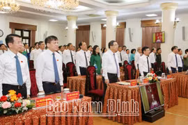 Khai mạc kỳ họp thứ 19, HĐND tỉnh Nam Định khóa XIX, nhiệm kỳ 2021 – 2026