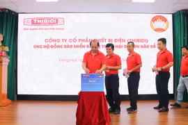 THIBIDI ủng hộ đồng bào bị thiệt hại do thiên tai