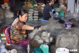 Hà Nội: Dân làng So tất bật sản xuất miến phục vụ dịp Tết 2025