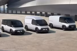 Kia PV5 Concept: Mẫu xe tải điện với thân xe có thể hoán đổi