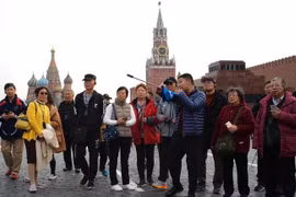 Du khách Trung Quốc tới Nga tăng mạnh