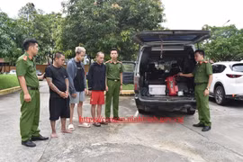 Bắt giữ nhóm đối tượng đi ô tô từ Hà Nội về Ninh Bình trộm cắp tài sản