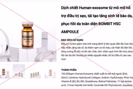 TP HCM: Tiếp tục phát hiện nhiều sai phạm liên quan đến quảng cáo 'tế bào gốc'