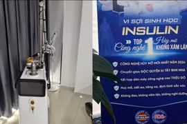 TP HCM: Phát hiện cơ sở quảng cáo trái phép dịch vụ cấy vi sợi sinh học Insulin để giảm béo